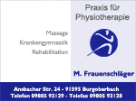 Praxis f&uuml;r Physiotherapie<br>